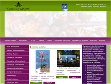 Tablet Screenshot of kwiatowyzakatek.pl